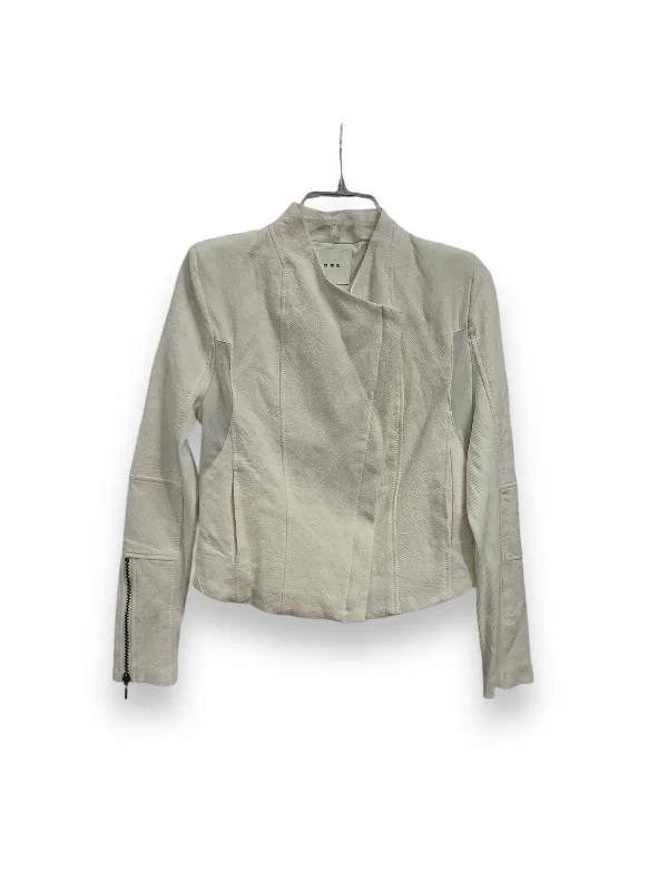 Men's organic utility jacket-Jacket Moto By Blanknyc In White, Size: S