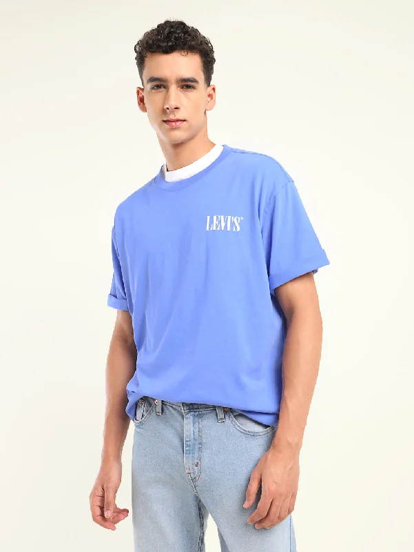 Men's Solid Loose Fit T-Shirt