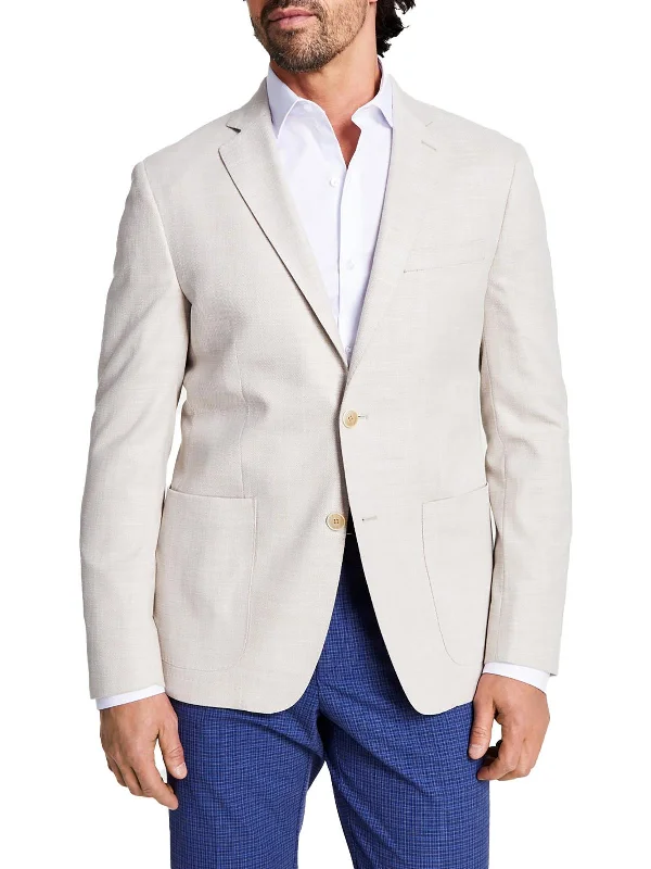 Men's breathable utility coat-Mens Slim Fit Suit Separate Sportcoat