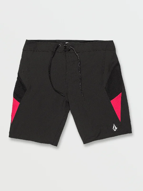 Men's gym shorts-Surf Vitals Jack Robinson Mod Trunks - Black