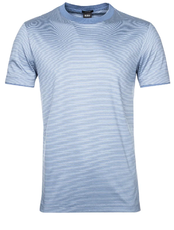 Boss Tessler T-shirt Stone Blue Melange