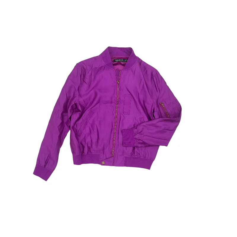 Men's tech-inspired fleece jacket-JACKET OTHER by LAUREN BY RALPH LAUREN In PURPLE, Size: M