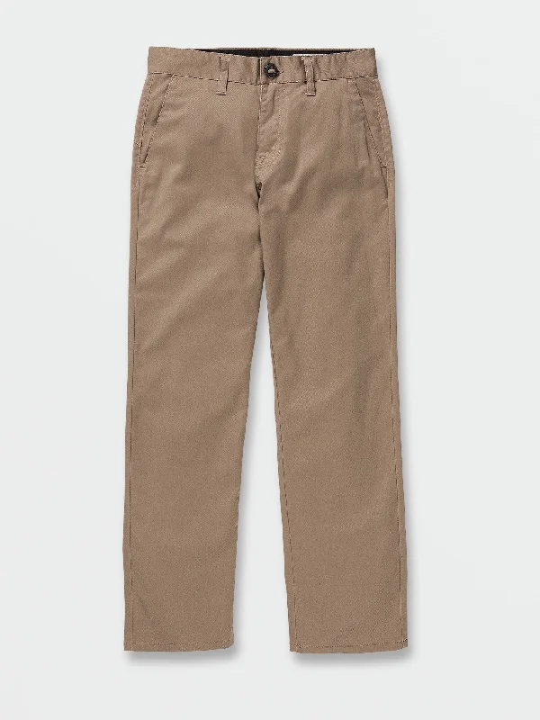 Men's ultra-breathable casual pants-Big Boys Frickin Regular Stretch Pants - Khaki