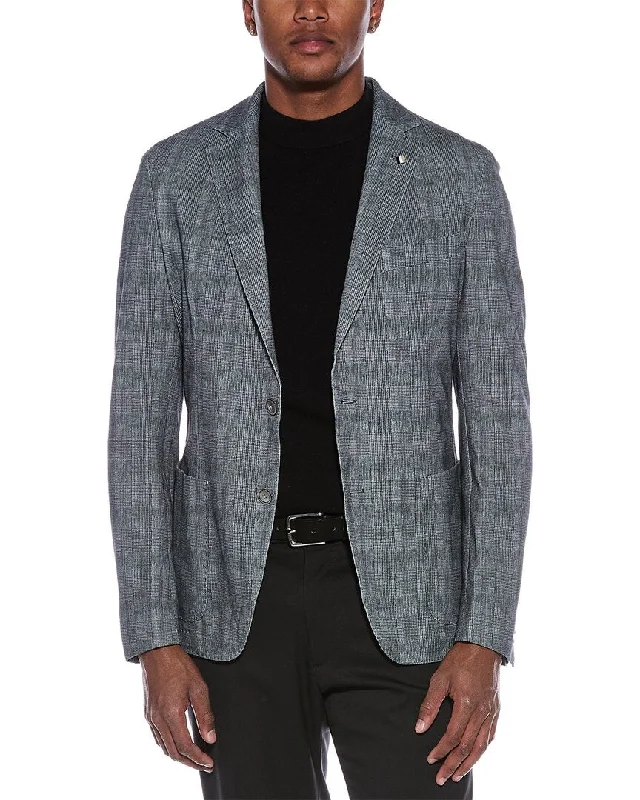 Men's organic bomber jacket-BOSS Hugo Boss Slim Fit Blazer