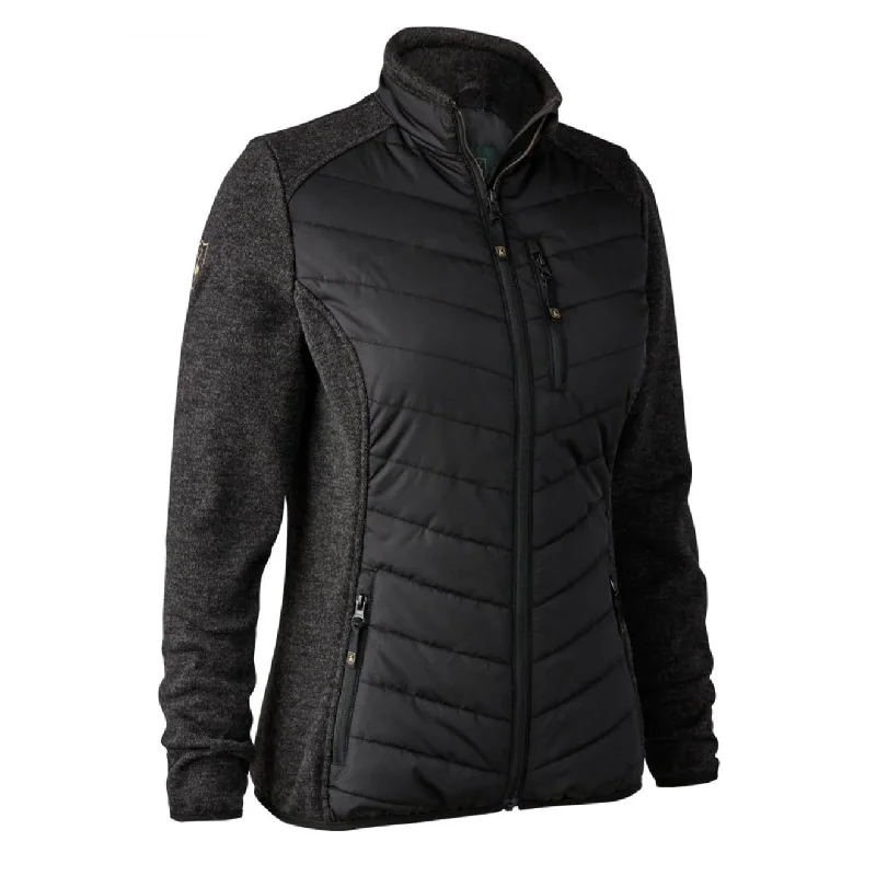 Men's functional anorak-Deerhunter Lady Caroline Padded Jacket Black