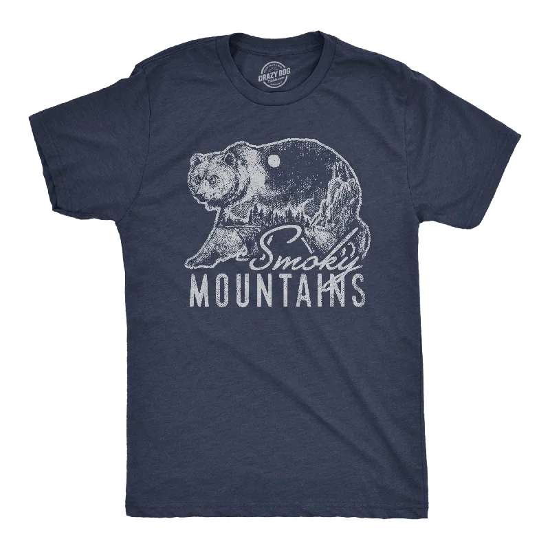 Retro Smokey Mountains Men's T Shirt