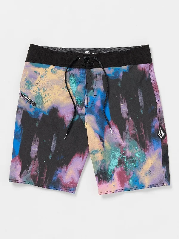 Men's adventure shorts-Paint Dye Shield Mod-Tech Trunks - Black