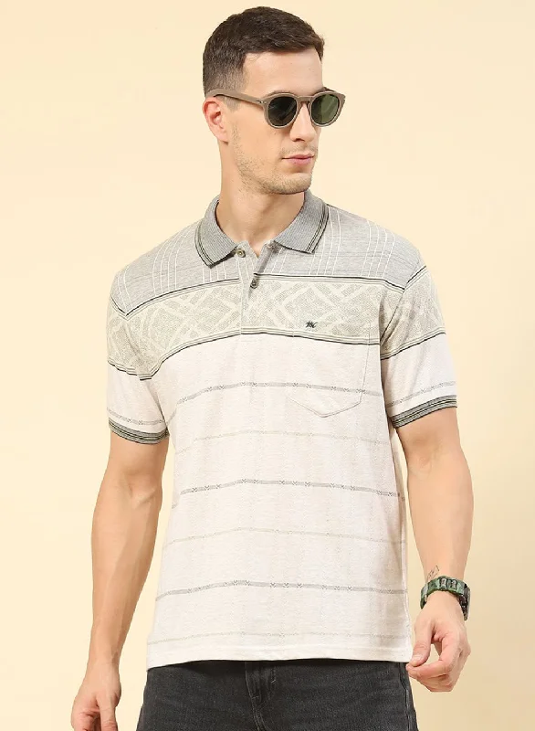 Men Olive Printed T-Shirt