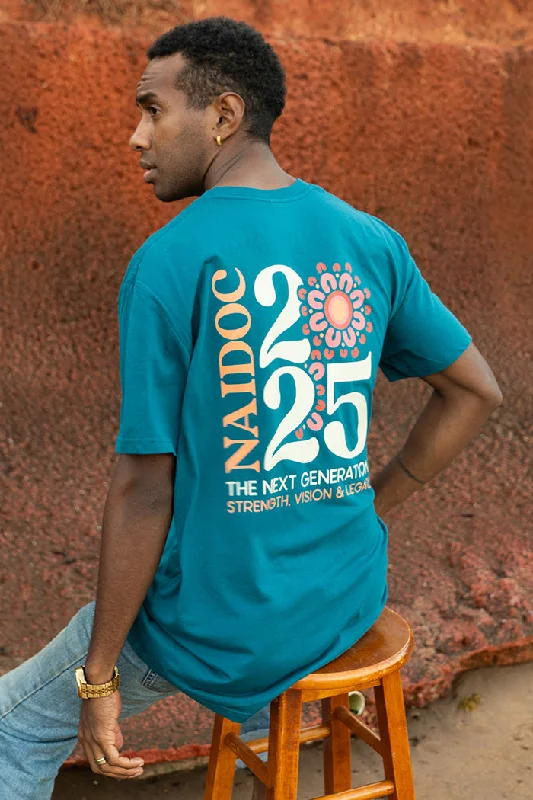 NAIDOC 2025 Pocket Print Atlantic Cotton Crew Neck Unisex T-Shirt