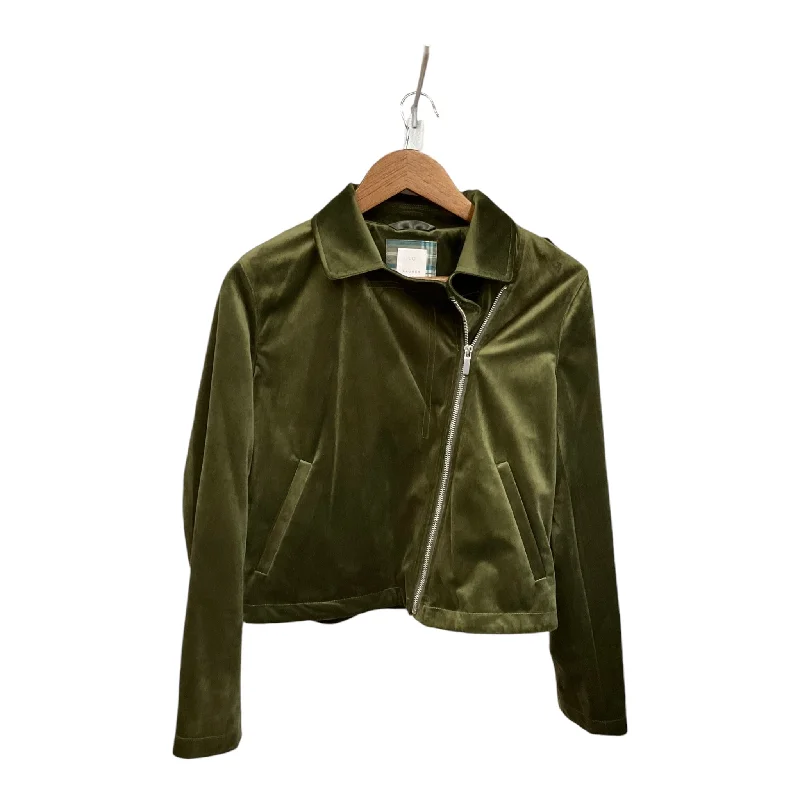 Men's wrinkle-free bomber jacket-Jacket Other By Lc Lauren Conrad In Green, Size: M