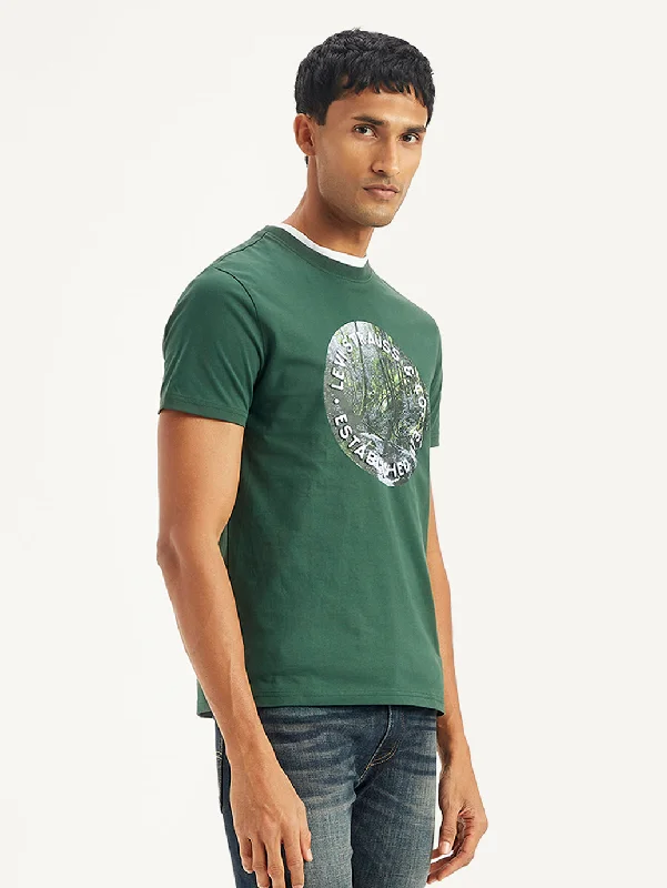 Men's Graphic Print Regular Fit T-Shirt