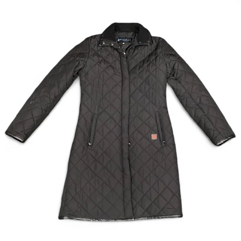 Men's tech-fabric jacket-Jacket Puffer & Quilted By Kenneth Cole In Black, Size: Xs