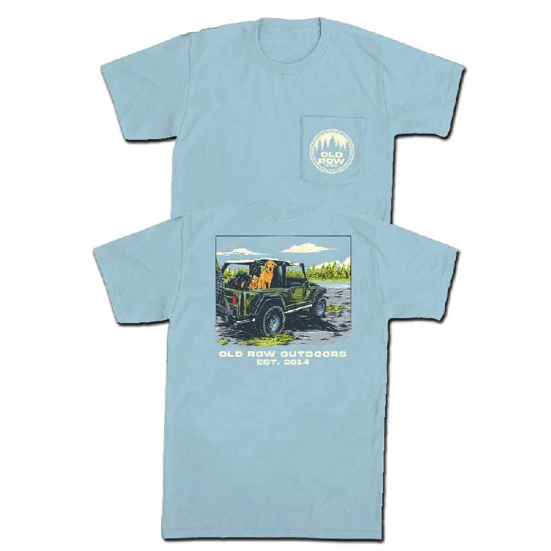 Old Row Off Road Dogs Pocket Tee