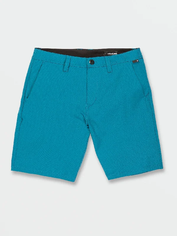 Men's eco-friendly shorts-Slub Frickin Cross Shred Shorts - Ocean Teal