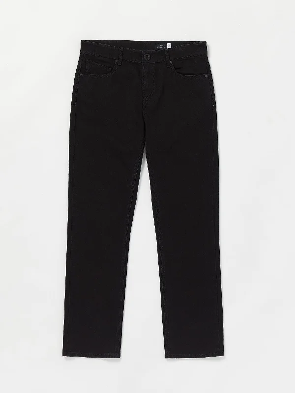 Men's modern office pants-V Solver Stretch Jeans - Black