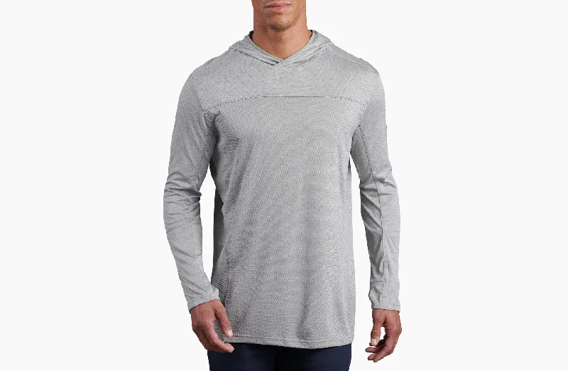 Men's pullover hoodie-Men's Kuhl Engineered Hoody - Cloud Gray