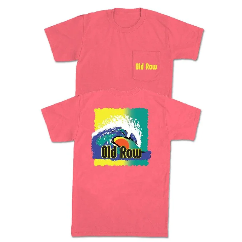 Old Row Neon Wave Pocket Tee