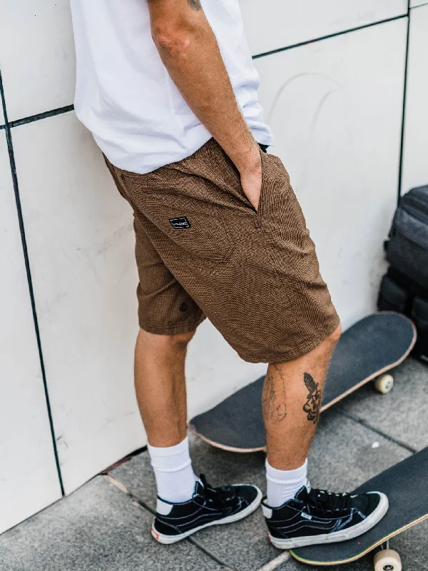 Men's chino shorts-Outer Spaced Shorts - Rubber