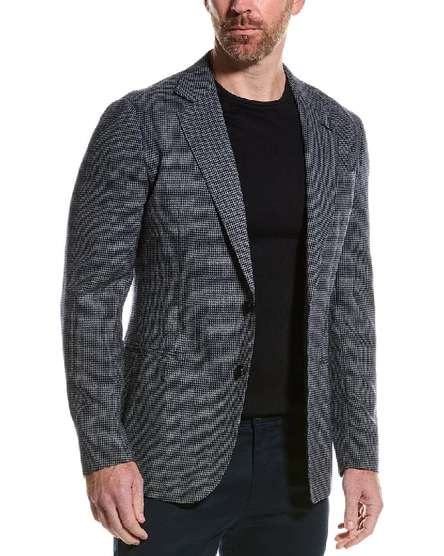 Men's breathable raincoat-Reiss Leadenhall Wool Blazer