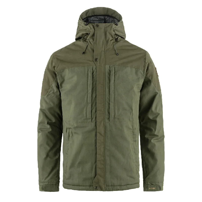 Men's fashionable puffer jacket-Fjallraven Skogso Padded Jacket Laurel Green