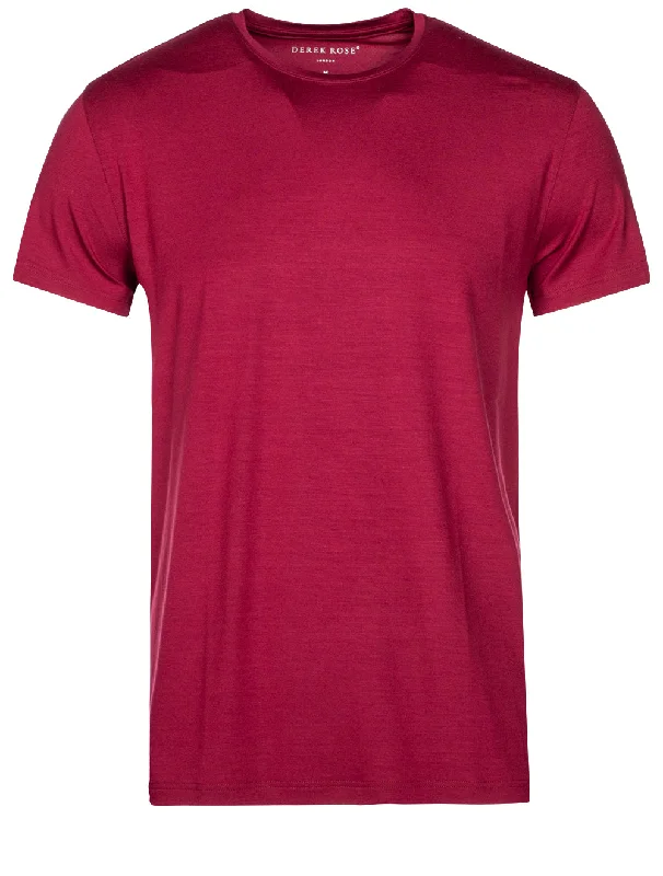 Basel Roundneck T-shirt Burgundy