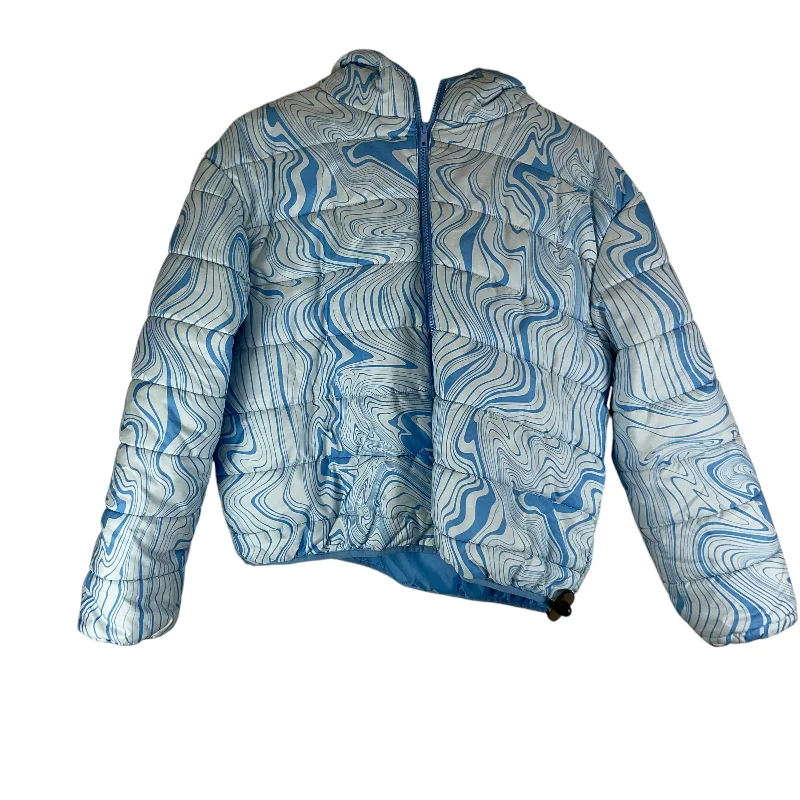 Men's functional anorak-Jacket Puffer & Quilted By Wild Fable In Blue, Size: L