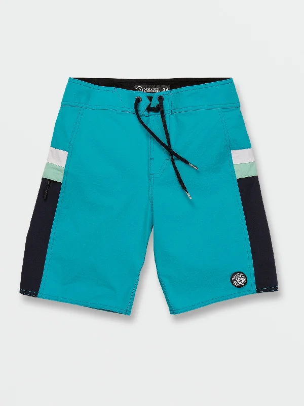 Men's mid-rise shorts-Big Boys Mixed Liberators Trunks - Electric Blue