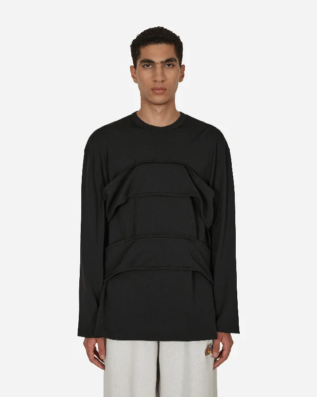 Layered Longsleeve T-Shirt Black