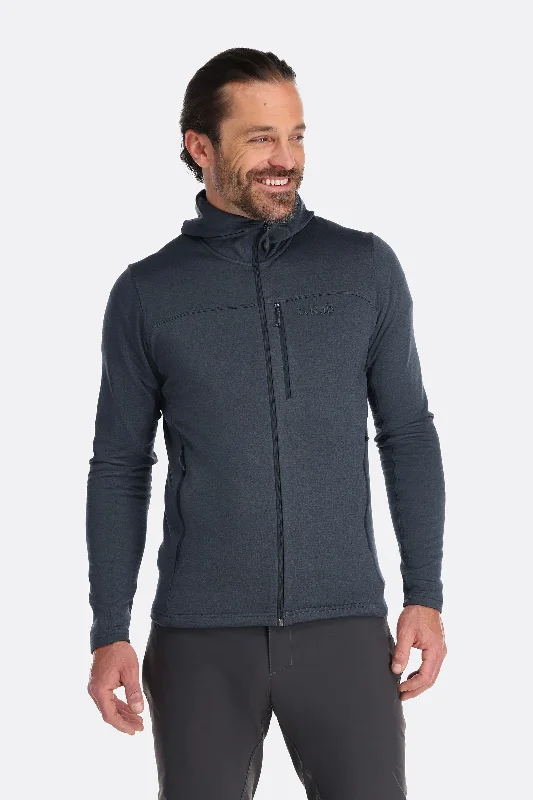 Men's fair trade hoodie-Men's Graviton Hoody - Beluga