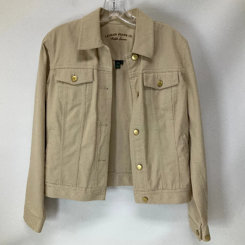 Men's antibacterial raincoat-Jacket Denim By Polo Ralph Lauren In Tan, Size: M