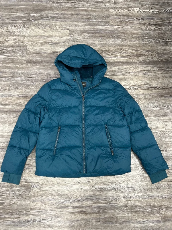 Men's sustainable puffer coat-Jacket Puffer & Quilted By Ugg In Blue, Size: Xxl