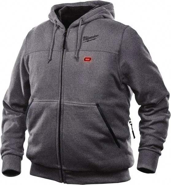 Men's quick-dry hoodie-M12 Heated Hoodie Kit - Grey Large