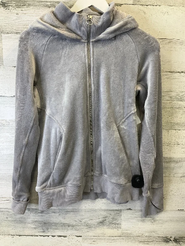 Men's durable field jacket-Jacket Fleece By Athleta In Grey, Size: S