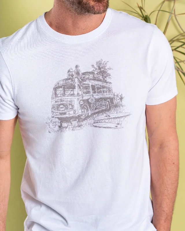 Surf Coach - Mens Short Sleeve T-Shirt - White