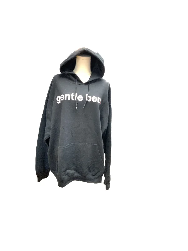 Men's easy-care hoodie-Gentle Ben Men's Hoodie Black XL