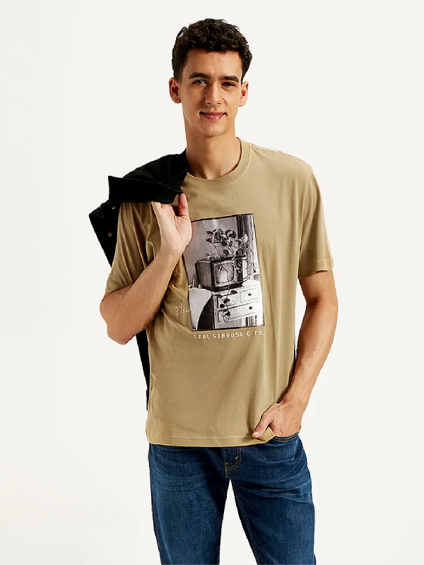 Men's Graphic Print Loose Fit T-Shirt