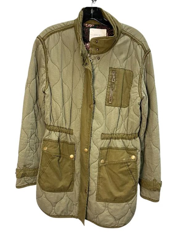 Men's gym-ready raincoat-Jacket Puffer & Quilted By Anthropologie In Olive, Size: S