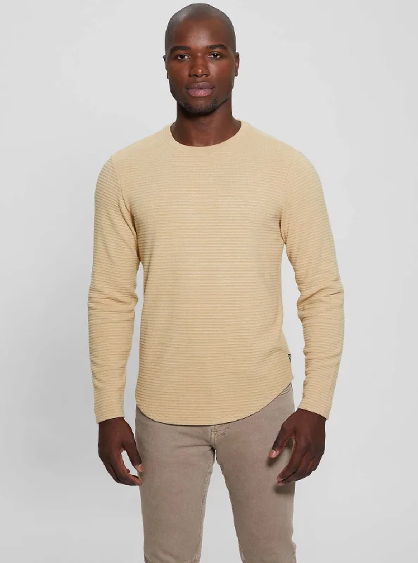 Beige Hudson Linear Jumper