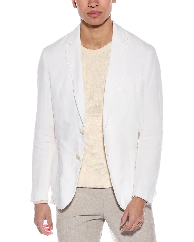 Men's lightweight utility coat-BOSS Hugo Boss Linen Blazer