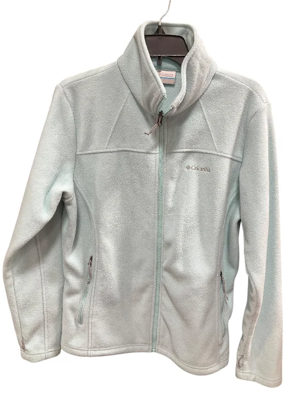 Men's versatile raincoat-Jacket Fleece By Columbia In Aqua, Size: L