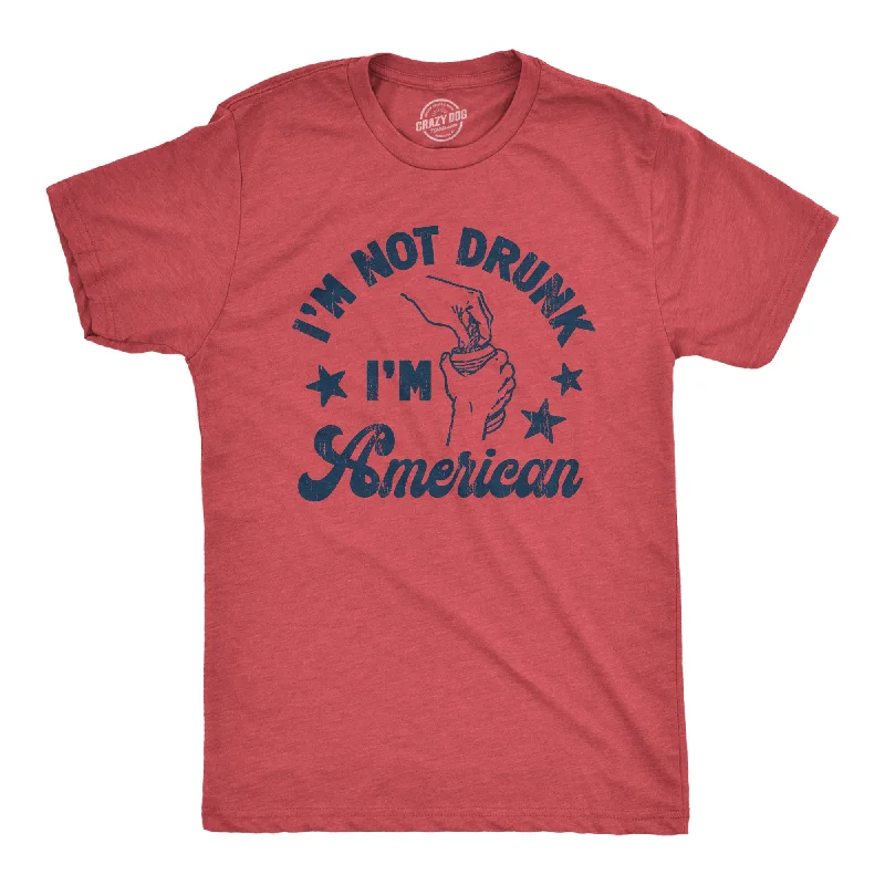 Im Not Drunk Im American Men's T Shirt